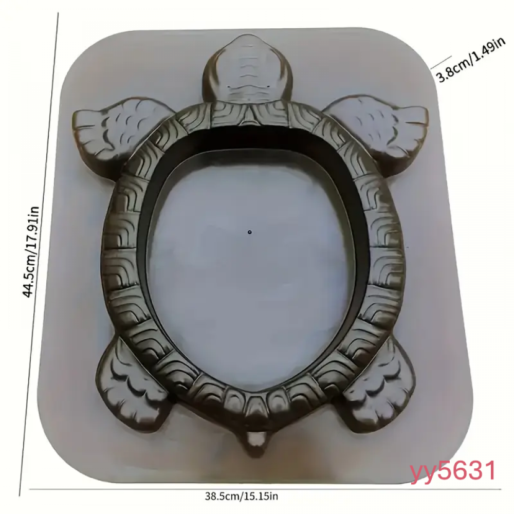 YY5631 Kaplumbağa Modeli Bahçe Silikon Kalıp – Doğal ve Şık Dekoratif Hediye!